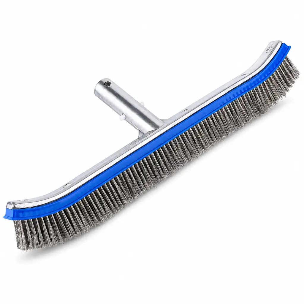 Cepillo de Acero Reforzado para Piscina Seven Lifes 18"