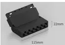 Luminaria LED 6 focos Wall Washer para Riel Magnético