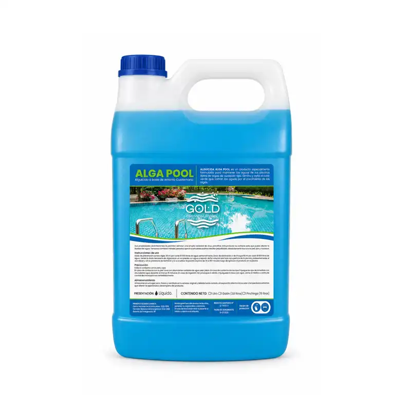 Alguicida Alga Pool Gold (Galón) | Protección Duradera contra Algas