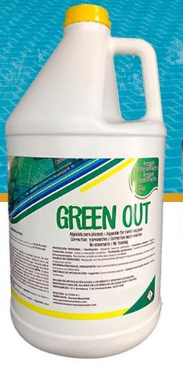 Alguicida Green Out (Galón) | Tratamiento Efectivo para Algas Verdes