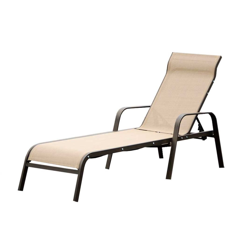 Cama de Playa Seven Lifes Cafe de Aluminio