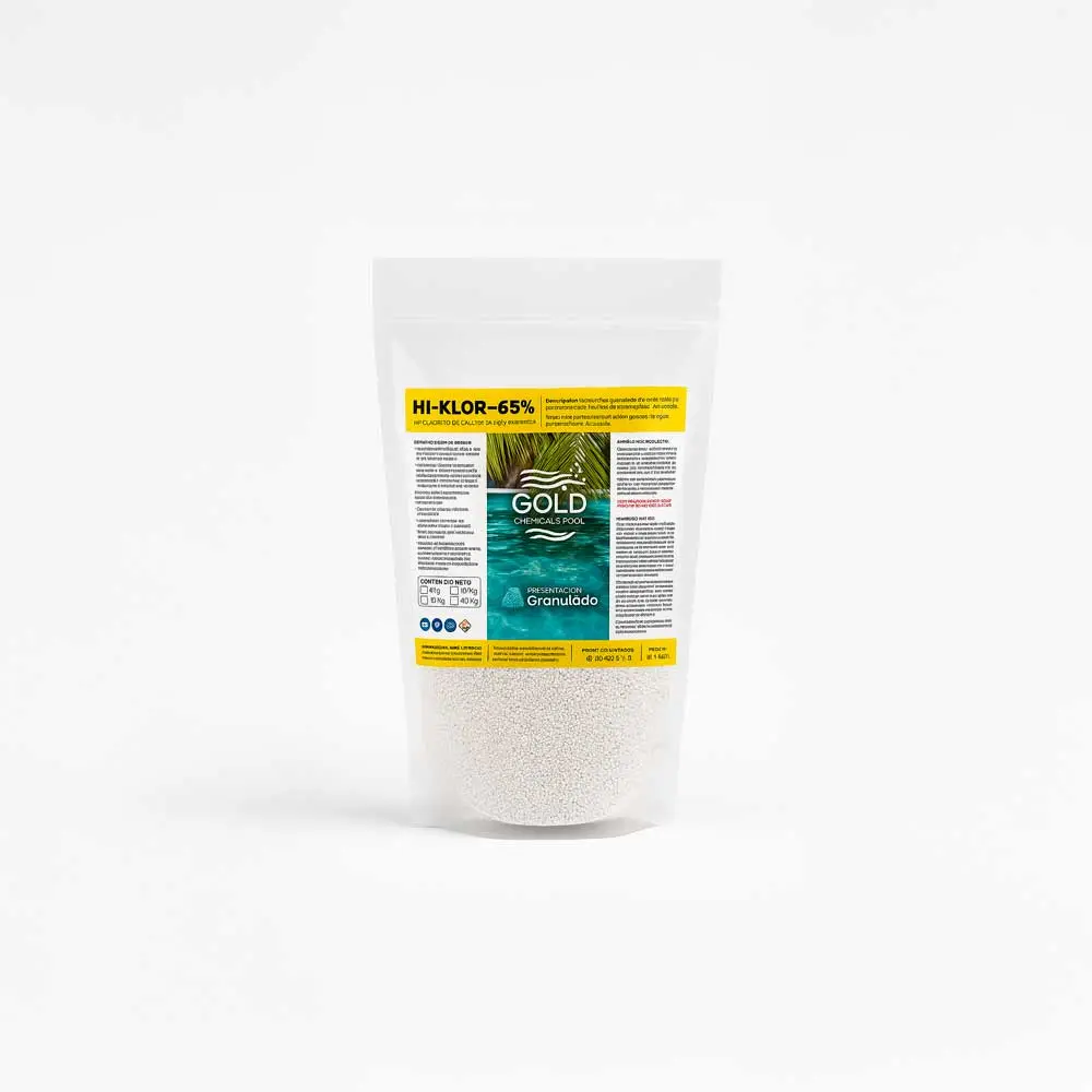 Cloro Granulado 70% Hipoclorito de Calcio para Piscina GOLD – 1 kg