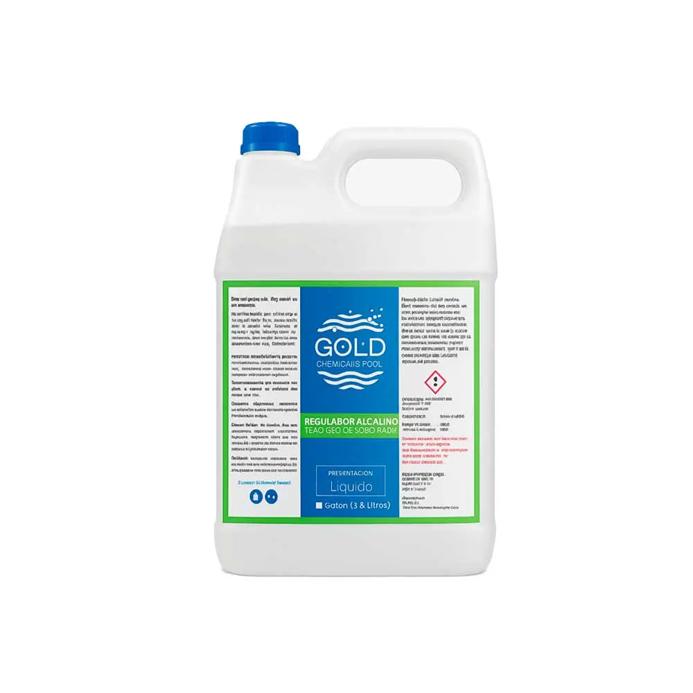 Incrementador de pH Líquido para Piscina GOLD – Hidróxido de Sodio 50% – Galón