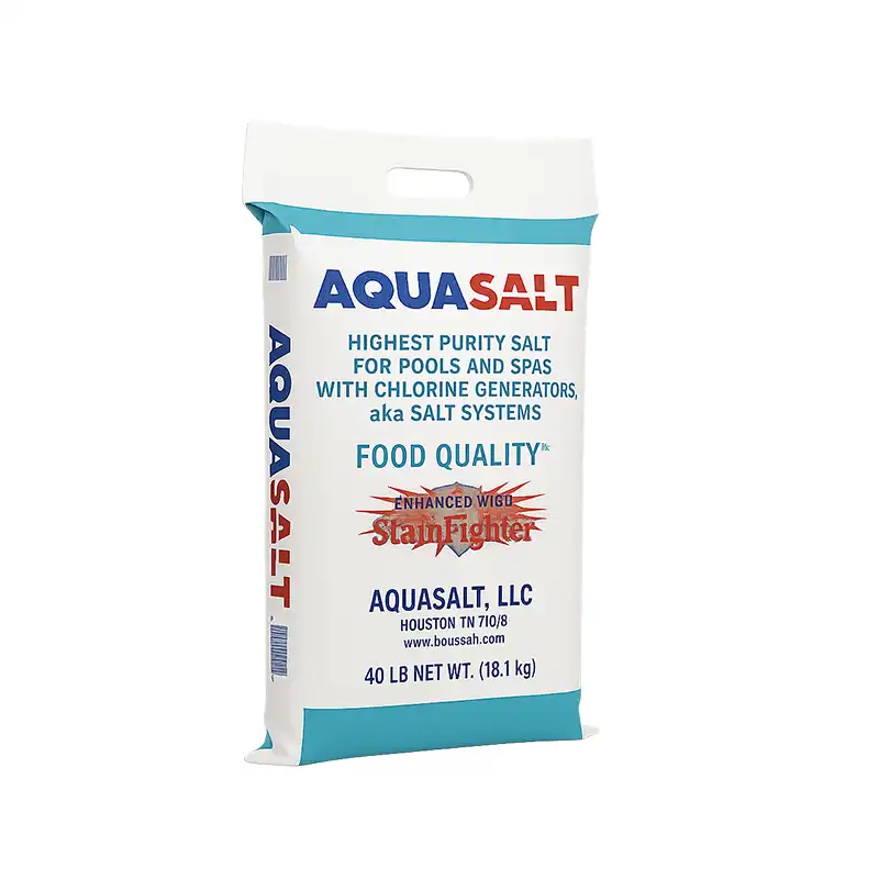 Sal AquaSalt Saco de 40lb (USA) Sal Fina para Piscinas