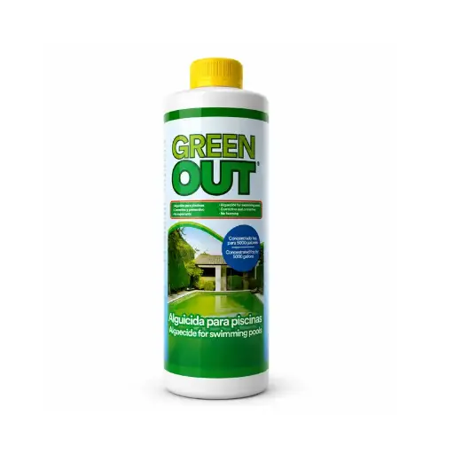 [105] Alguicida Green Out (QT32OZ) | Tratamiento Efectivo para Algas Verdes