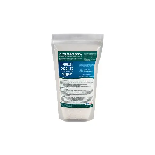 [170401] Cloro Granulado 60% Dicloro para Piscina GOLD – 1 kg