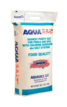 [8368] Sal AquaSalt Saco de 40lb (USA) Sal Fina para Piscinas