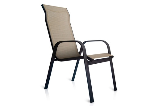 [911136] Silla individual de Aluminio Café SevenLifes