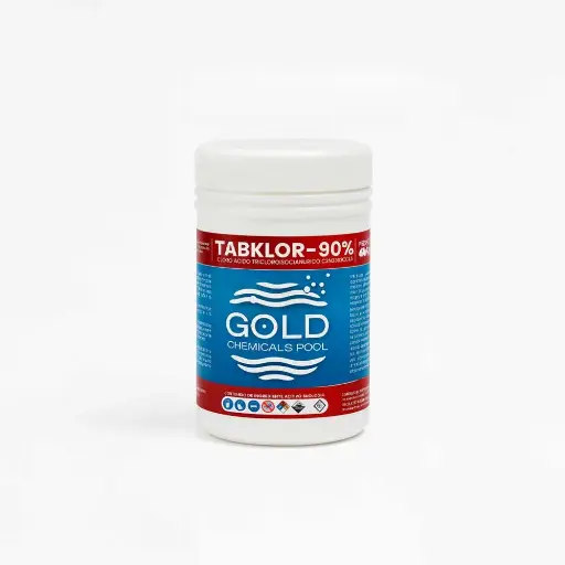 [17209001] Cloro en Tabletas 90% para Piscina GOLD – 1 kg