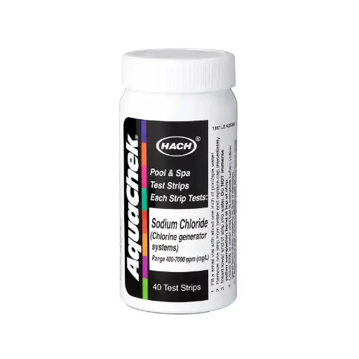 [561161] Test kit AquaCheck para medicion de Sal 40 tiritas