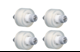 [SLRP9055] Repuestos (kit 4 Ruedas) para Aspiradora Negra Seven Lifes 9055
