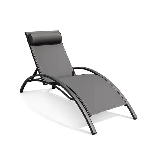 [911426A] Cama de playa Seven Lifes Black 426A