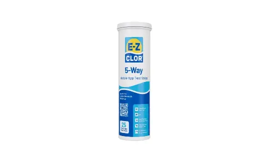 [EZC-47-0001] EZ CLOR TEST STRIPS 5 PASOS (25 TIRAS)