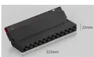 [SLMAGN22322W] Luminaria LED 12 focos Wall Washer para Riel Magnético 