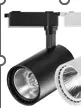 [LTL10W6010] Reflector Spot Negro LED Direccional para Riel